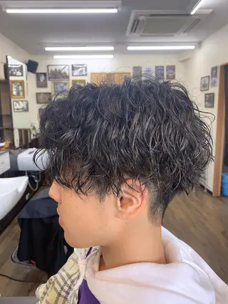 ショート パーマ 中田 孝之のヘアスタイル