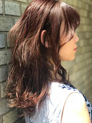 ロング カラー AYAKA 下北沢suuのヘアスタイル