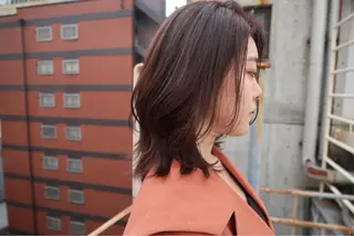 セミロング 西尾 隆介のヘアスタイル