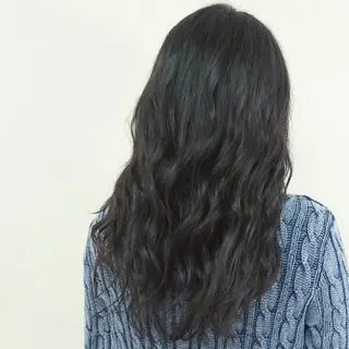 ロング カラー 透明感ハイライト◎ 伊藤夏海のヘアスタイル