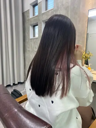 ロング カラー 1席のみの 美容室IKKIのヘアスタイル
