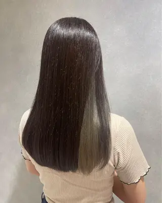 ロング カラー 唐澤 千尋のヘアスタイル