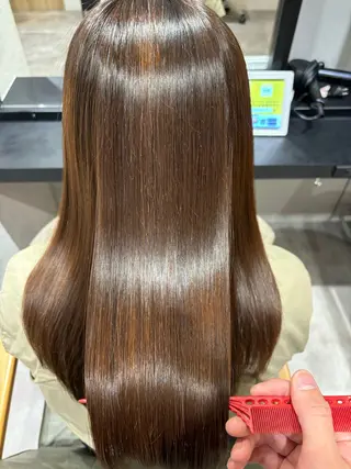 ロング ✨似合わせボブ✨ 縮毛矯正のヘアスタイル