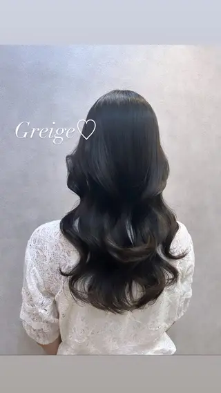 セミロング カラー ヘアアレンジ 🩷韓国ヘア/ヨシン モリ🩷Maikaのヘアスタイル