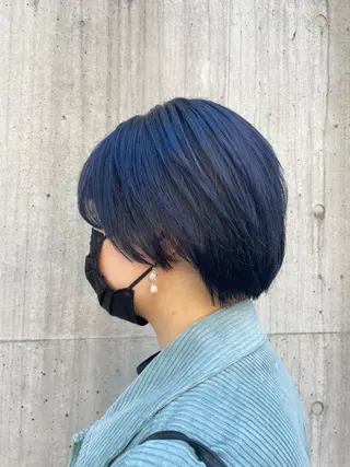 ミディアム カラー パーマ ☀️海外レイヤー 🇺🇸/ヒナコのヘアスタイル