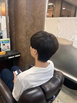 ミディアム メンズ 清水 寧生のヘアスタイル