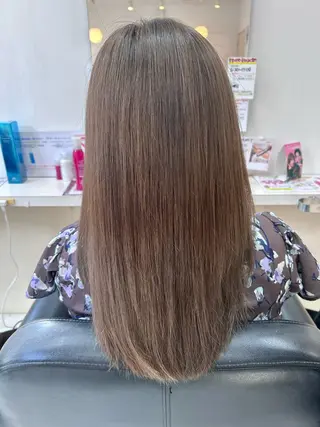 セミロング カラー 若松 絵美のヘアスタイル