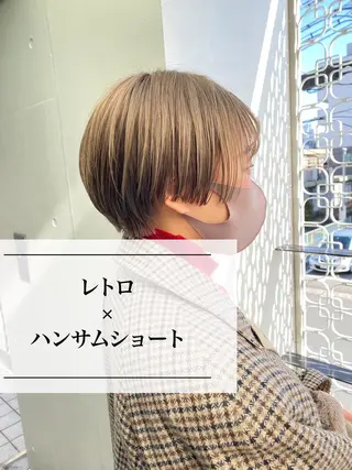 ショート カラー 進 詩織のヘアスタイル