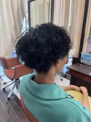ショート パーマ メンズ 🧊メンズ特化🧊 高木航希のヘアスタイル