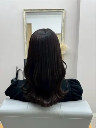 セミロング カラー luna ayane ／透明感カラーのヘアスタイル