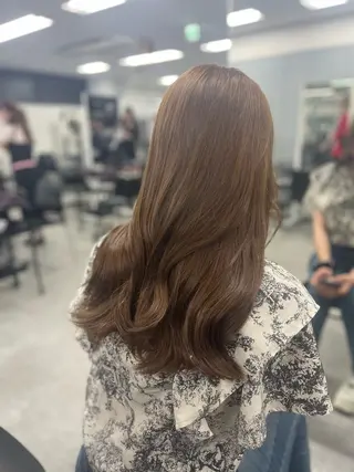 セミロング カラー ヘアアレンジ 韓国メンズヘア 🪽maika🪽のヘアスタイル