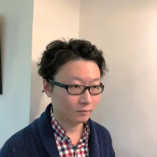 パーマ メンズ 塩崎 春香のヘアスタイル