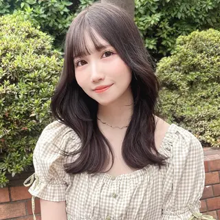 ミディアム カラー ✨️美髪矯正×似合わ せ艶カラー✨藤田透のヘアスタイル