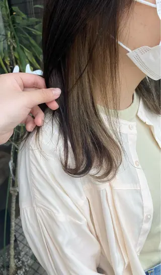 セミロング 立野 希沙のヘアスタイル