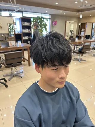 ショート カラー mare宇部高前店 /スタッフモデルのヘアスタイル