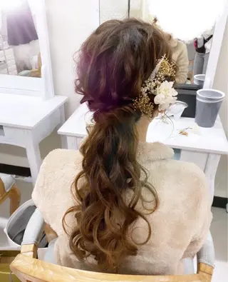 ヘアアレンジ ヘアセットサロン ココのヘアスタイル