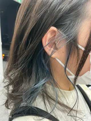 セミロング 沖縄メンズパーマ/ TSUME🌈のヘアスタイル