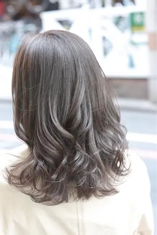 ミディアム カラー ヘアアレンジ 川内 政人のヘアスタイル