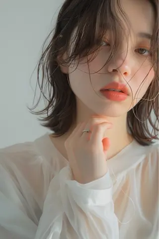 ミディアム カラー ヘアアレンジ Luana / 公式 / 大通のヘアスタイル