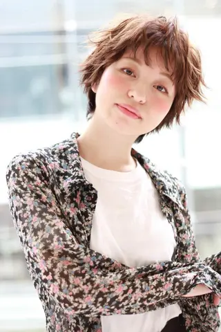 セミロング 松島 涼花のヘアスタイル