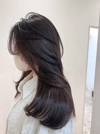 カラー ⛓ワンホンレイヤー 🥀🖤/あいりのヘアスタイル