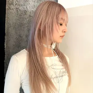 ロング カラー bloc japon所属・ﾌﾞﾚｲｽﾞ˚✧₊⁎ ﾚｲﾔｰToriのヘアスタイル
