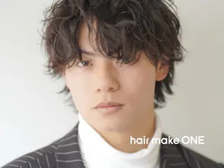 パーマ メンズ メンズパーマ/ 岩本遼のヘアスタイル