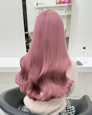 ロング カラー ハイトーンカラー💞 くるみ🎀のヘアスタイル