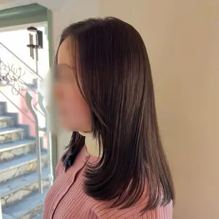 セミロング 🫧 harunaのヘアスタイル