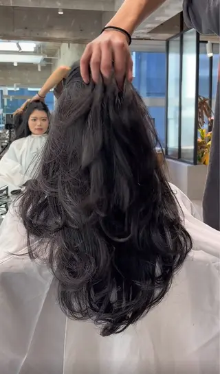 ロング 池谷 玲哉のヘアスタイル