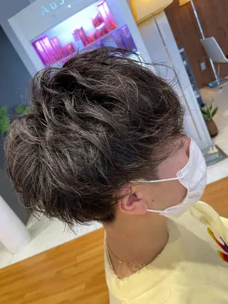 パーマ 豊永 椋哉のヘアスタイル