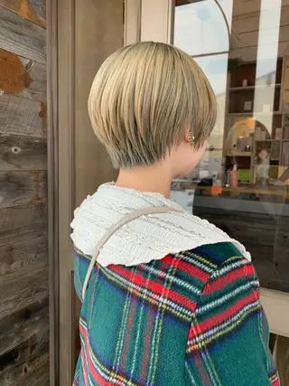 ショート カワサキ マホのヘアスタイル