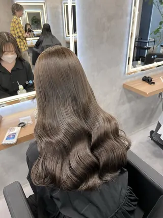 カラー 札幌ブリーチなし 👑ヒリュウのヘアスタイル