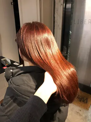 ロング カラー シンカ 表参道のヘアスタイル