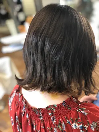 ミディアム ✨デザインカラー✨ ハイトーン　森貴章のヘアスタイル