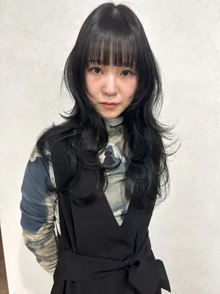 ロング カラー レイヤー/透明感 カラー💘akariのヘアスタイル