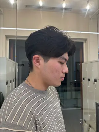 パーマ メンズ ハードパーマ Rico💜のヘアスタイル