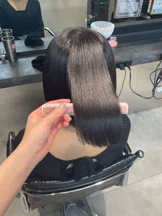 ミディアム 💝ブリーチ ショート/れい💝のヘアスタイル