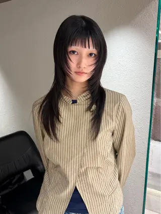 ロング rino🤍 恵比寿レイヤーカットのヘアスタイル