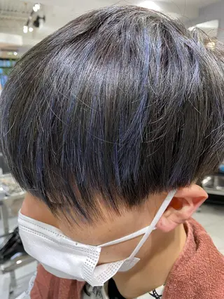 ショート カラー メンズ 神保 佑斗のヘアスタイル