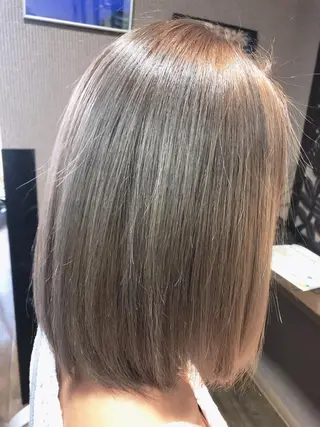 ミディアム カラー pep natsumiのヘアスタイル