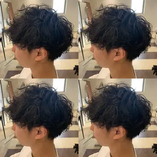 ショート パーマ メンズ ✨ギャップNO1✨ 工藤大輔のヘアスタイル