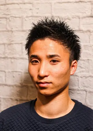 ショート メンズ メンズカット 佐藤優菜のヘアスタイル
