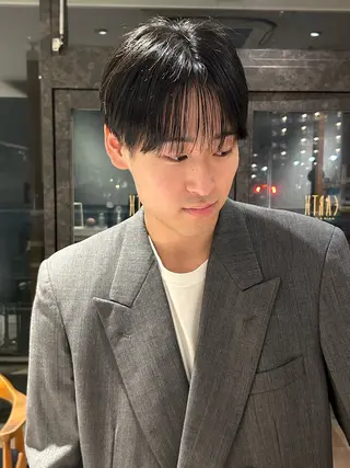 ショート メンズ 深田 幸暉のヘアスタイル