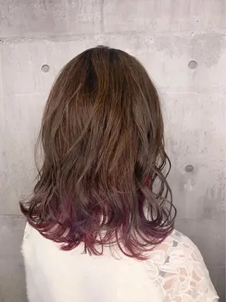 セミロング カラー hairresort Ai 川越店のヘアスタイル