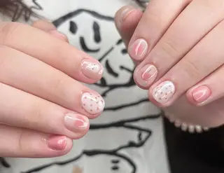 ネイル By moonネイル 🌷ワンホン/韓国風のネイルデザイン