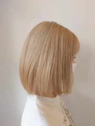 ミディアム 東梅田/美髪矯正/ 大貫一輝のヘアスタイル