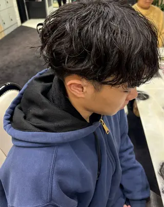 パーマ メンズ EARTH/A 山根　彩夏のヘアスタイル