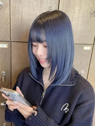 セミロング .5 by soleil 小松店のヘアスタイル