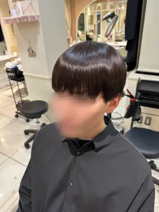 メンズ ツヤ重視 ワンカラー🫧Mioのヘアスタイル